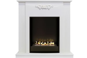 Биокамин в портале Firezo Capri Белое дерево Deluxe, стандарт