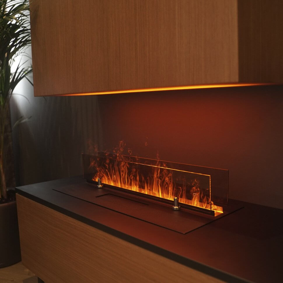 Электрический паровой очаг Schones Feuer 3D FireLine 600 черный