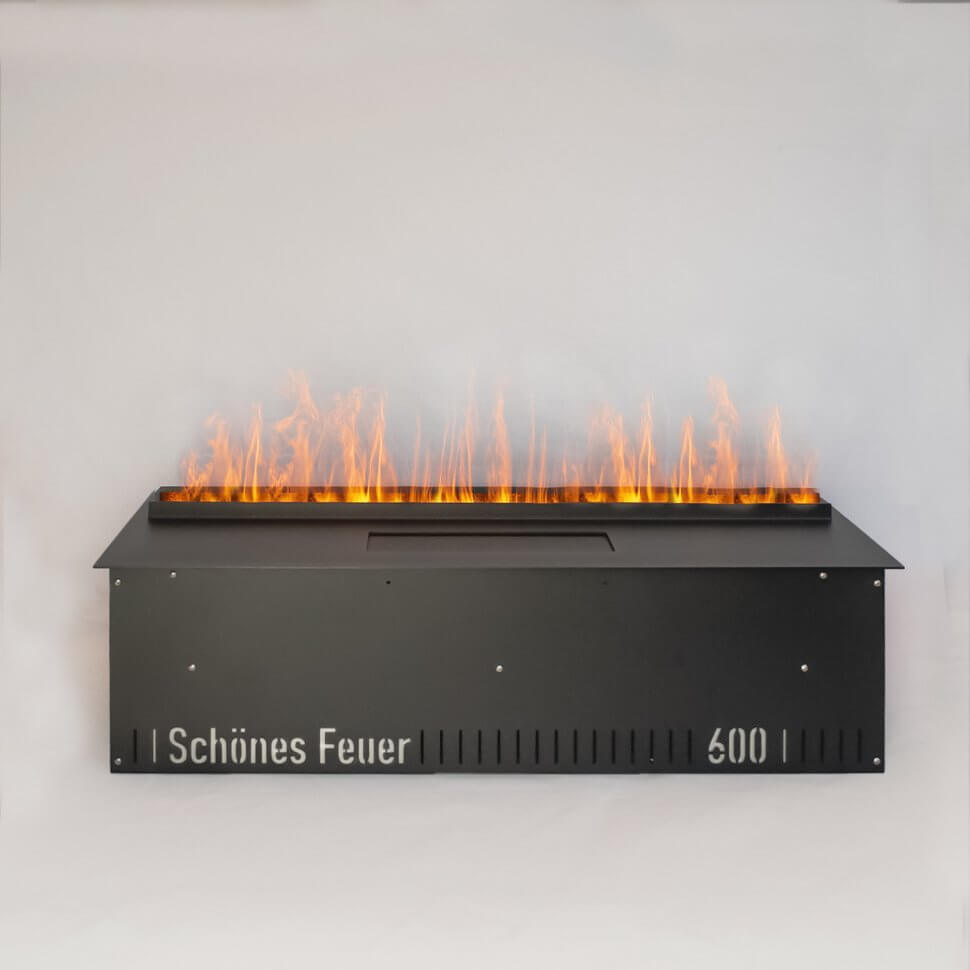Электрический паровой очаг Schones Feuer 3D FireLine 600 черный