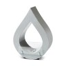 Напольный биокамин в виде капли Teardrop BioFire, белый фото 2