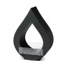 Напольный биокамин в виде капли Teardrop BioFire, черный фото 1