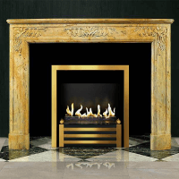 Биокамин в мраморном портале Firezo Realta, стандарт