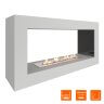 Биокамин SteelHeat FRAME ONE 900 белый фото 3
