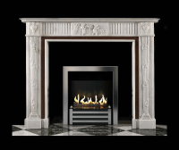 Биокамин в мраморном портале Firezo Capriccio, стандарт