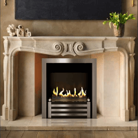 Биокамин в мраморном портале Firezo Sorpresa, стандарт