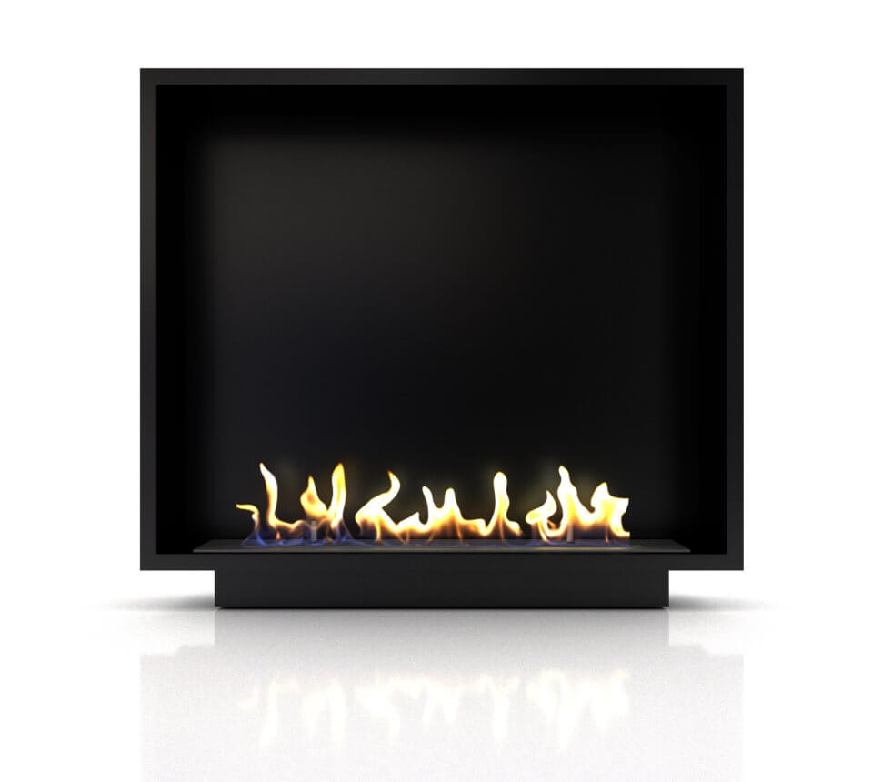 Биокамин в портале Firezo Lindos Белый, стандарт