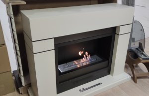 Биокамин в портале Firezo Lindos Белый, стандарт