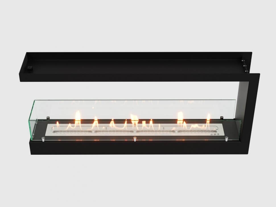 Встроенный биокамин Lux Fire Торцевой 1090 S