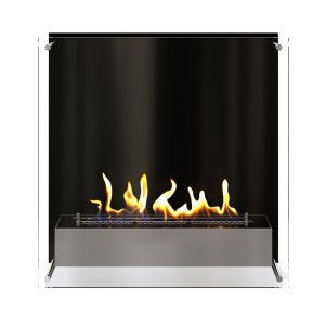 Настенный биокамин Firezo Taglio vetro 1100, стандарт